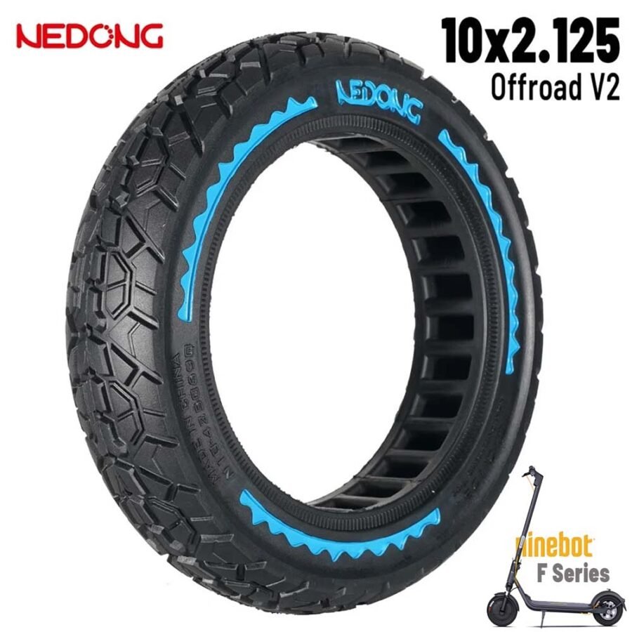 Rueda maciza AZUL offroad 10x2,125-6,5 42,5mm