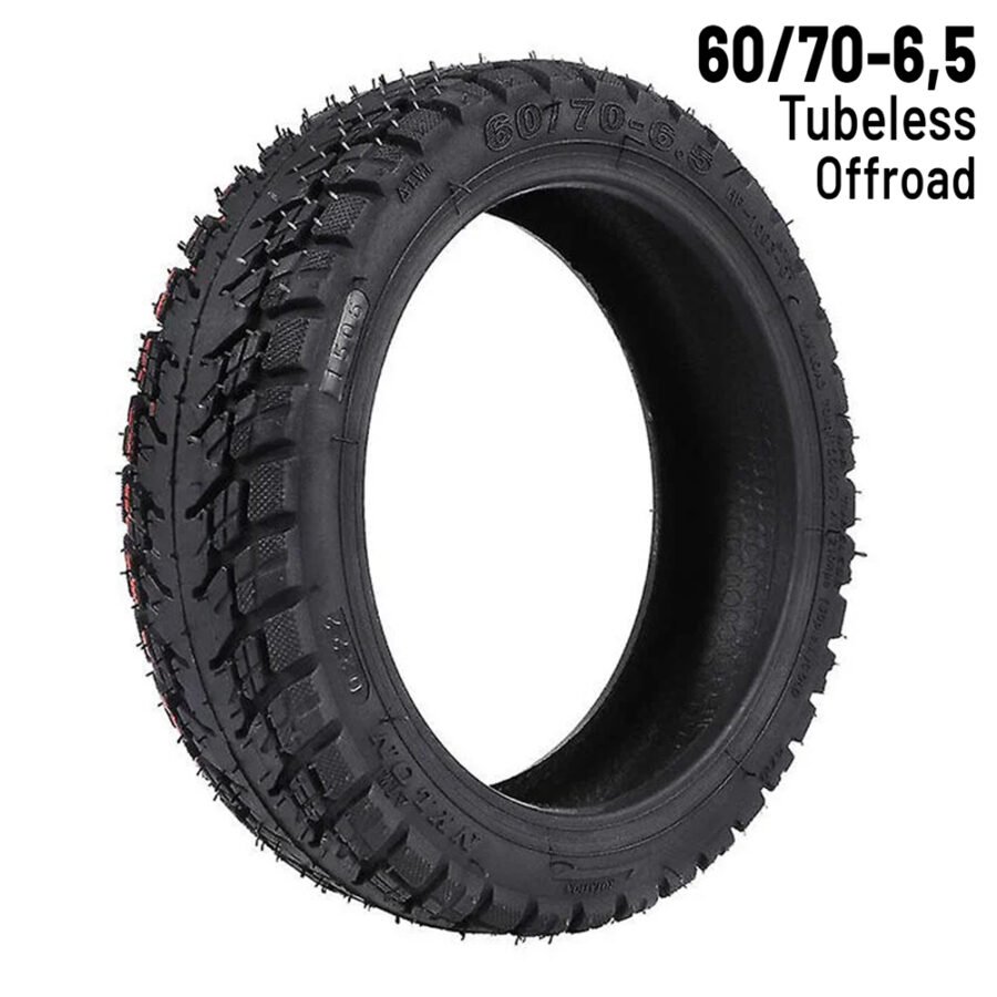 Rueda cubierta 60/70-6,5 Tubeless offroad para G30 / Smartgyro K2