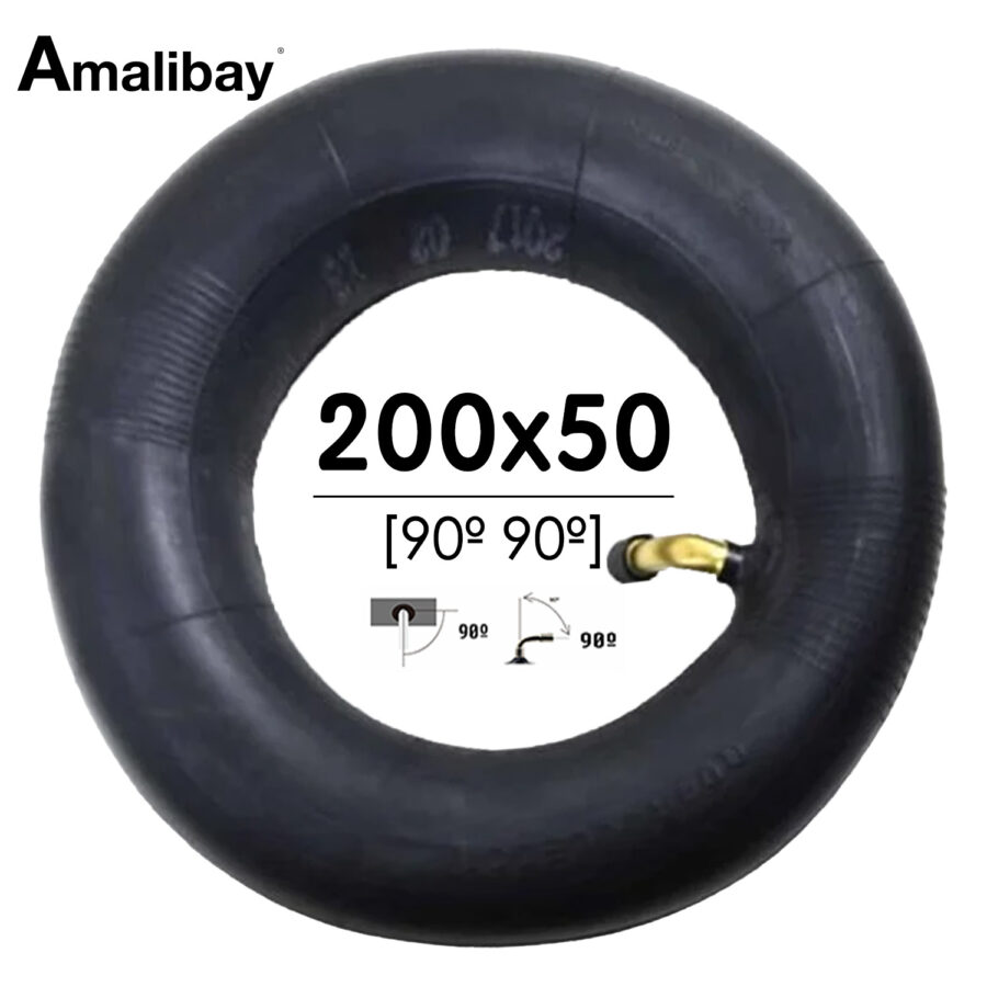 Cámara de aire 200x50 (válvula 90º  90º)  - Premium