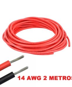 Cable eléctrico Silicona Flexible 14 AWG (Rojo)