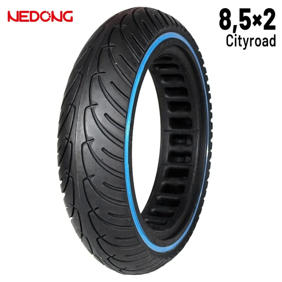 Rueda maciza ultraligera 8,5x2 - Línea Azul