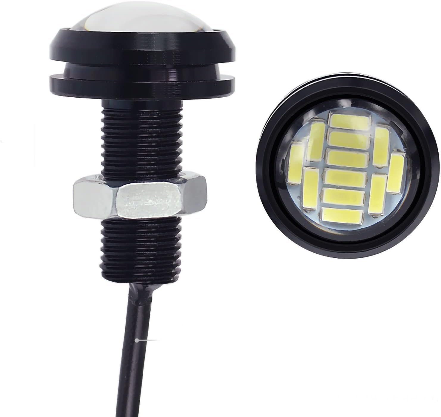 Luz Led ojo de Aguila (pack de 2 luces) Blanco (12 leds por luz)