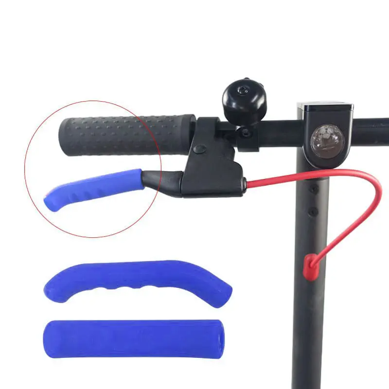 Protector de goma AZUL para maneta de freno (dos unidades) - Imagen 2