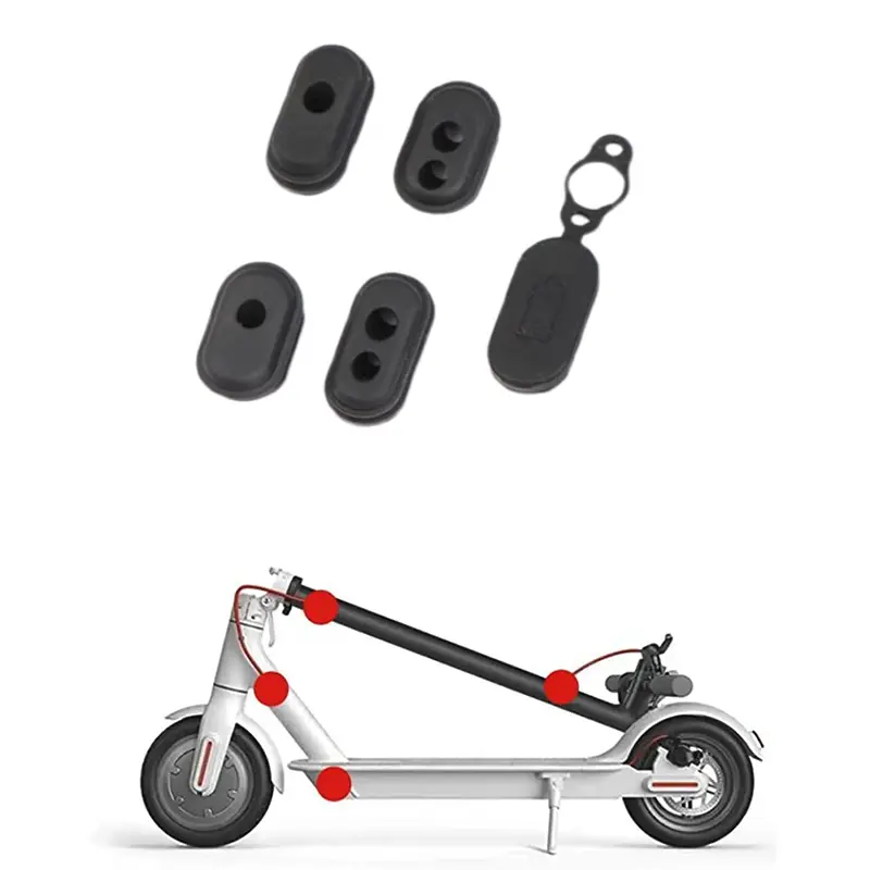 Gomas para Cables Patinete Xiaomi M365 / Pro Negro - Imagen 2