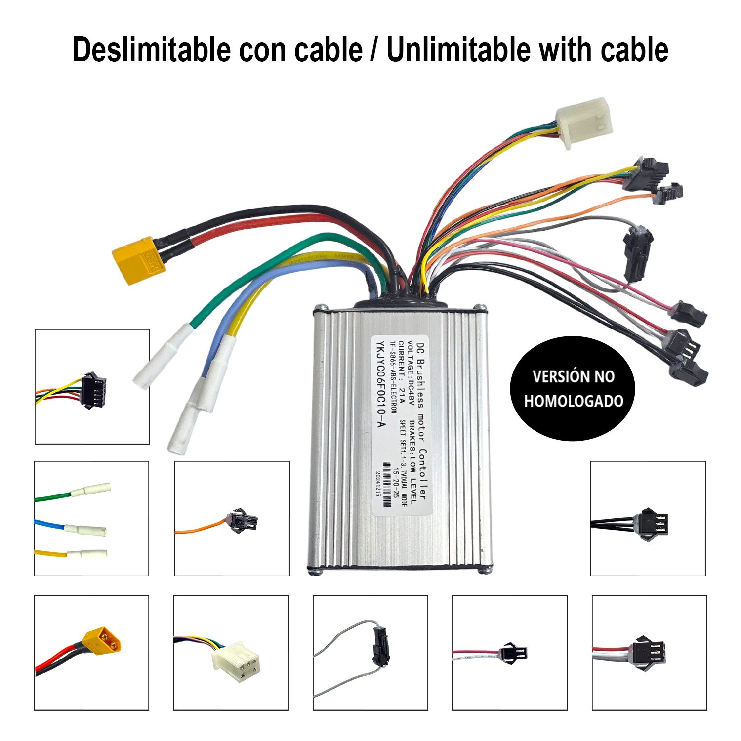Controladora Smartgyro Rockway / Speedway 48V-21A - Deslimitación CON cable - Versión no homologado