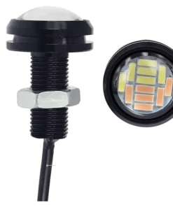 Luz Led ojo de Aguila (pack de 2 luces) Amarillo-Blanco (12 leds por luz)