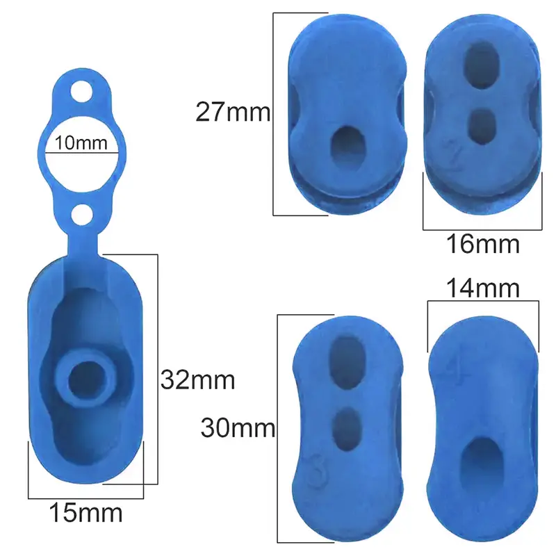 Gomas para Cables Patinete Xiaomi M365 / Pro Azul - Imagen 2