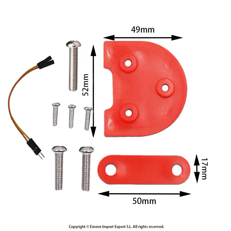 Kit completo 10 pulgadas para Xiaomi (rojo) - Imagen 4