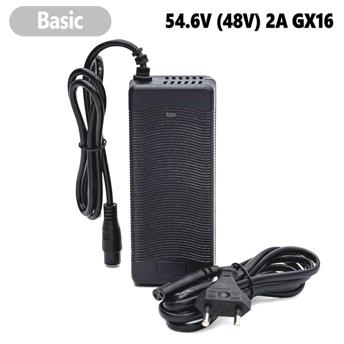 Cargador 54,6V 2A (conector 3 Pines GX16)