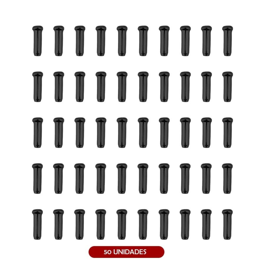 Tope cable freno (Pack 50 unidades) Negro