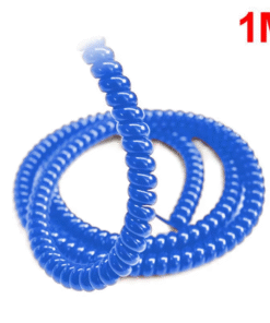 Cubre cable azul (brillante) - 1 metro