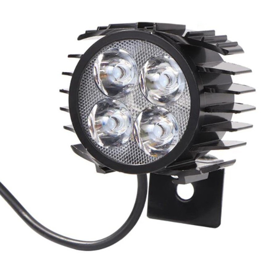 Luz faro led con bocina/claxon (12-72V)