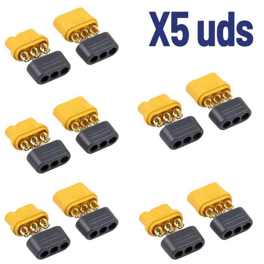 Conector MR60 (5 pares) 5M/5F + 10 protectores