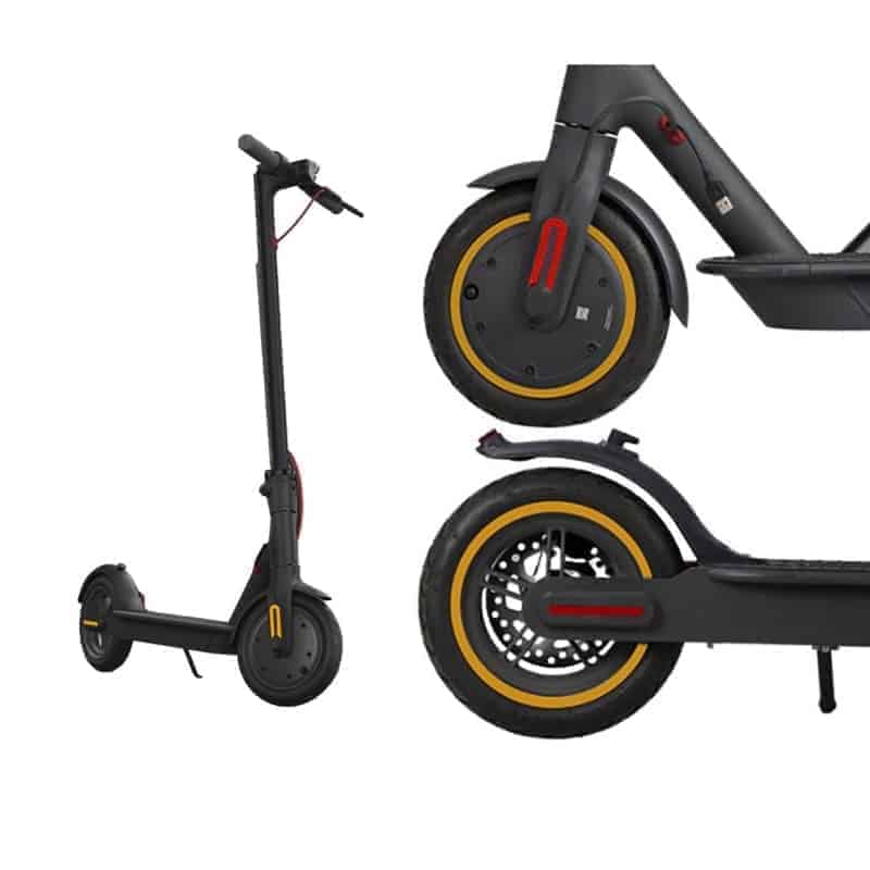 Pegatina llanta Amarilla Para Xiaomi (4 unidades)