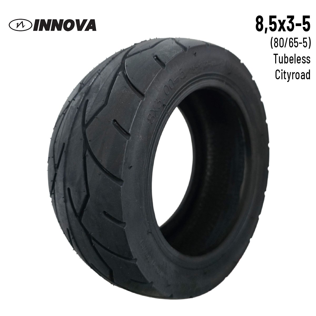 Rueda Cubierta 8x3-5 (80/65-5) Para Kaabo Mantis 8