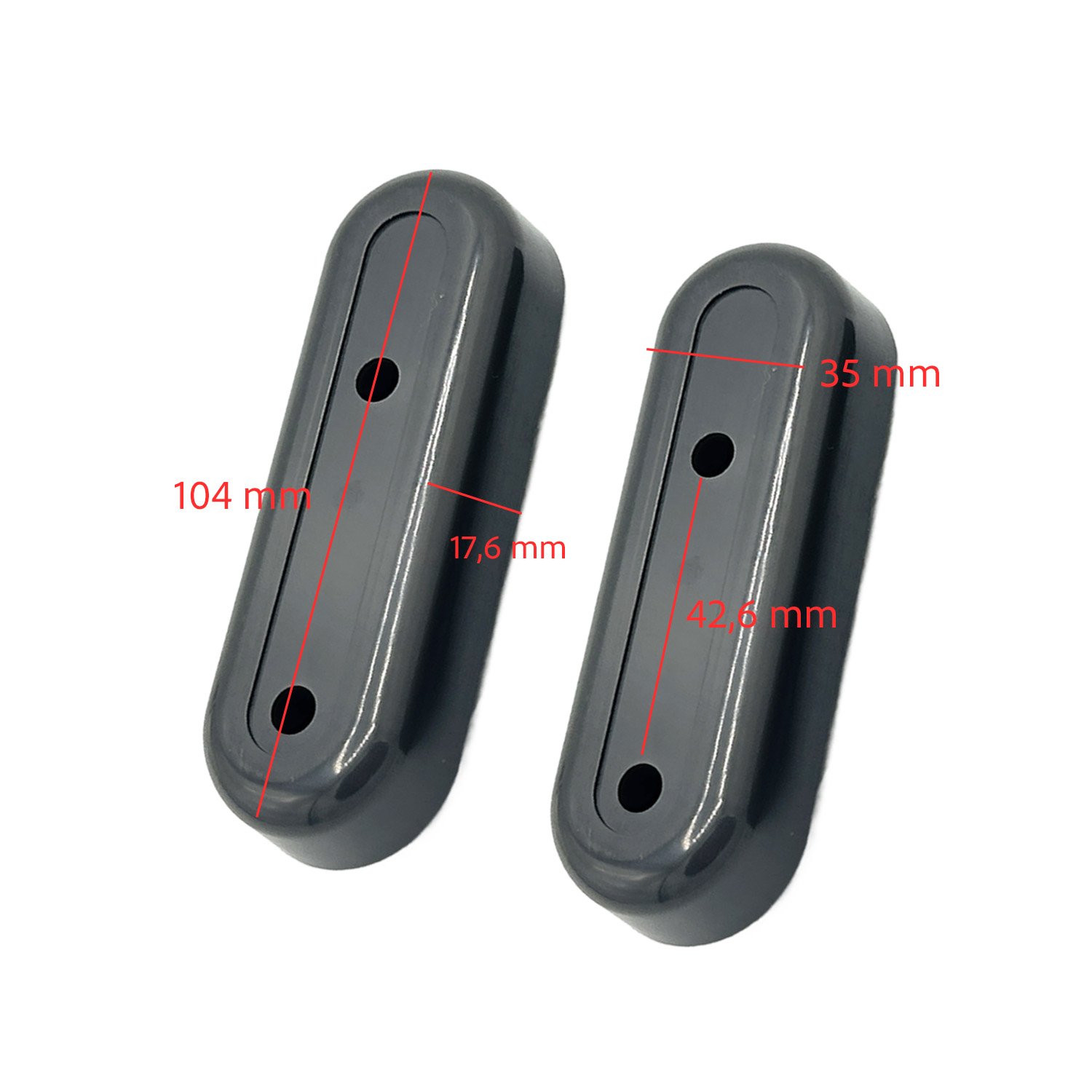 Tapas traseras para Ninebot G30 (2 unidades) - Imagen 2