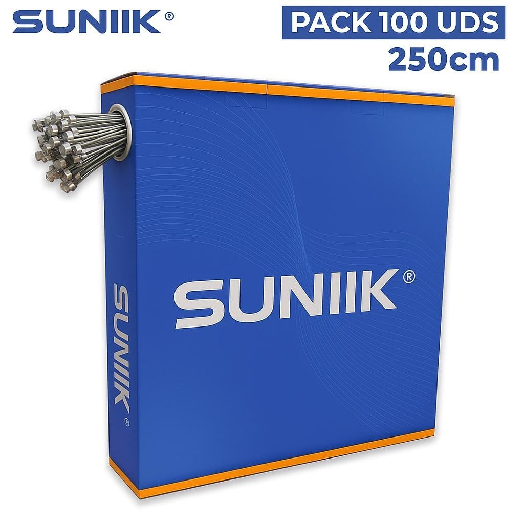 Cable de freno 2,5 metros genérico (pack de 100 unidades)