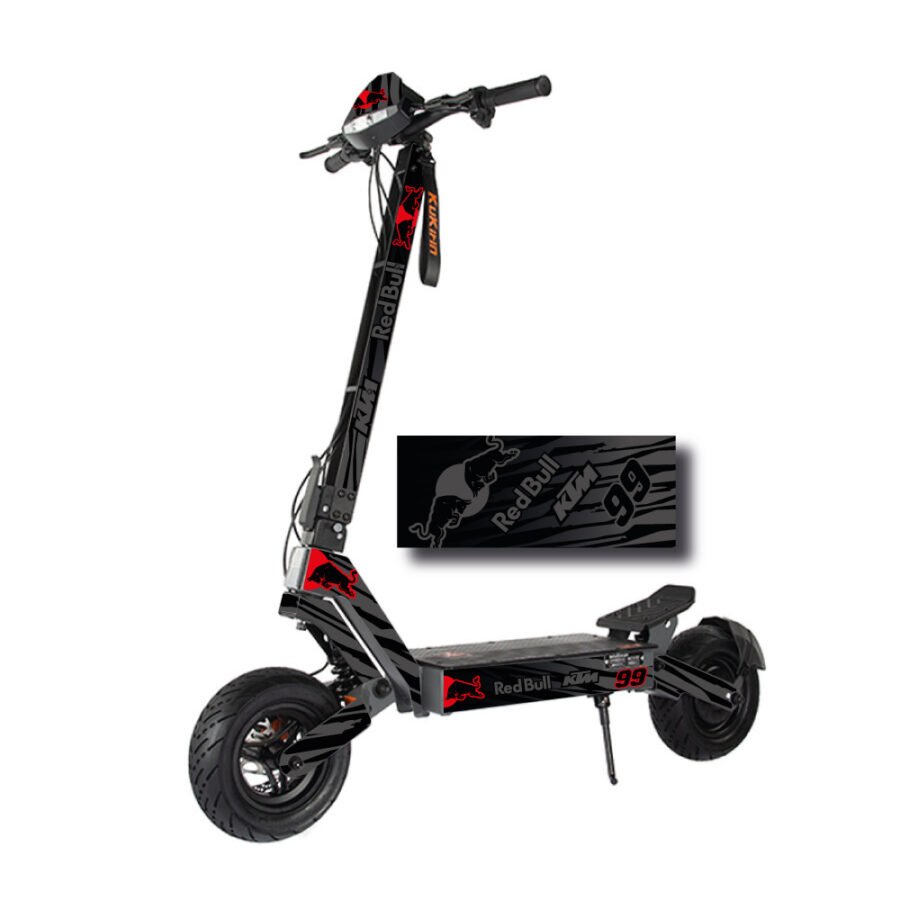 Vinilo Kukirin G4 2025 Competition 2.0 Rojo Fluor - Incluir Base