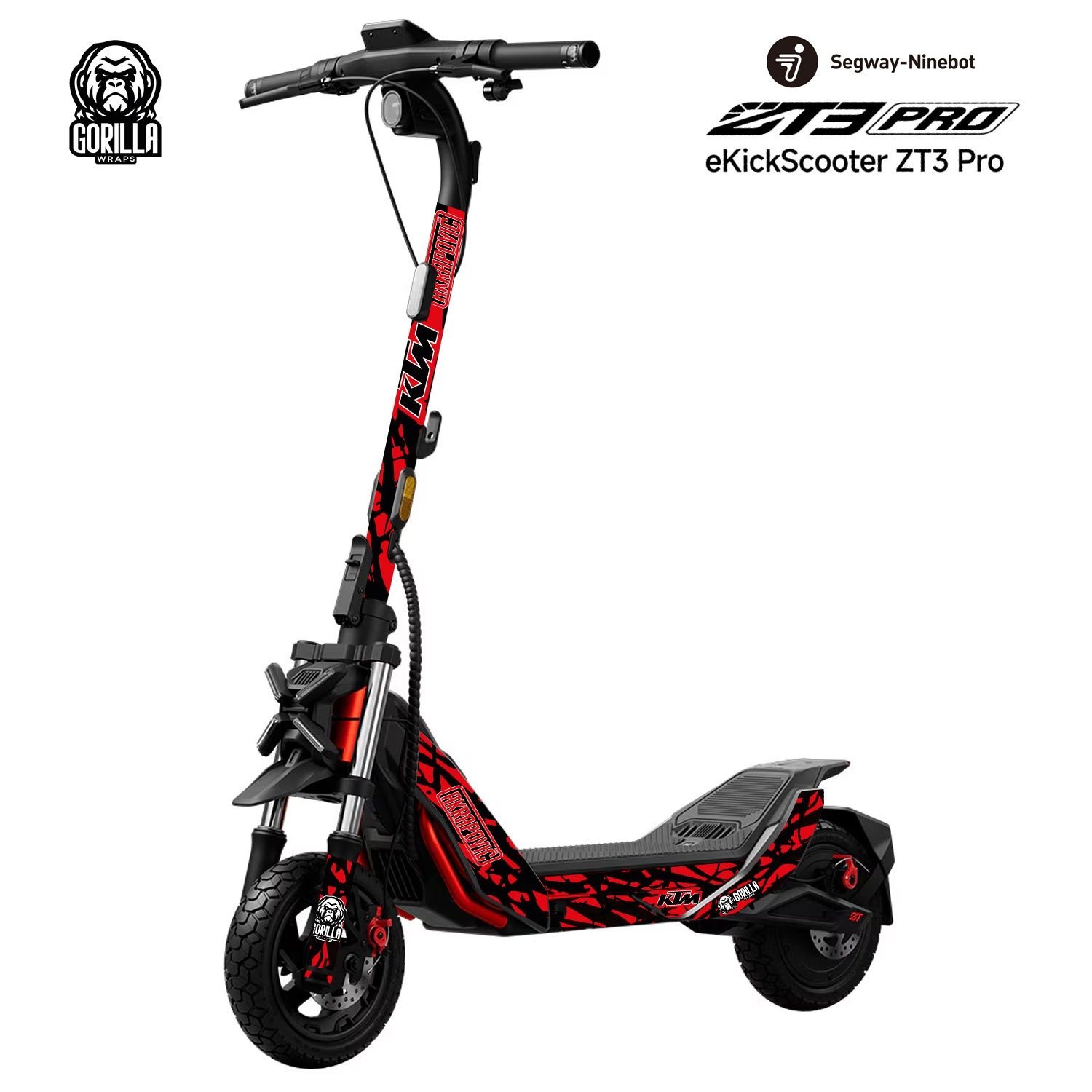 Vinilo KTM Red para Ninebot Segway ZT3 Pro