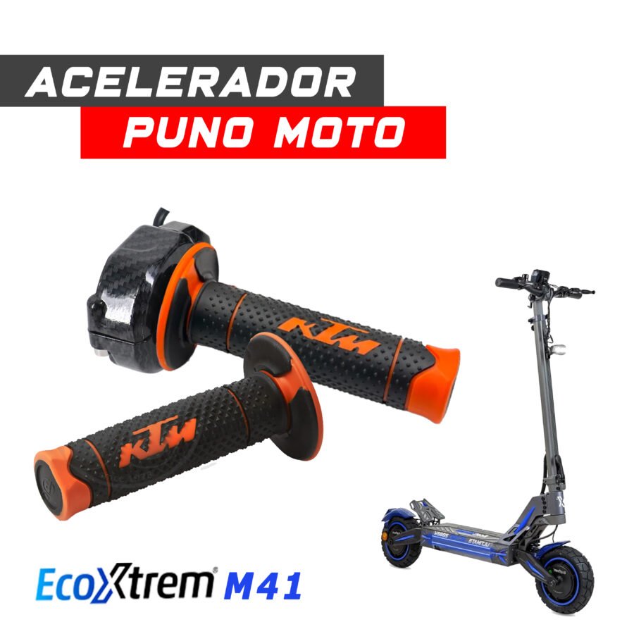 Acelerador puño de moto patinete eléctrico Ecoxtrem M41 Armored KTM