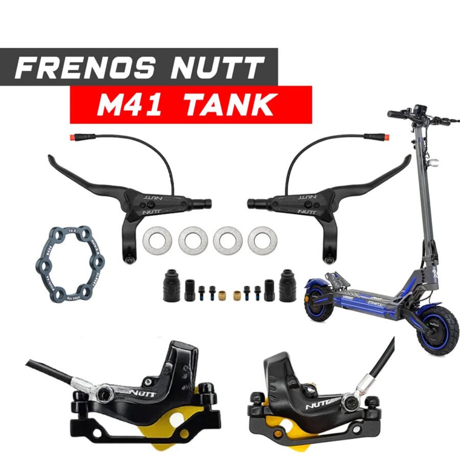 Kit frenos hidráulicos Nutt 4 pistones Ecoxtrem M41 Tank