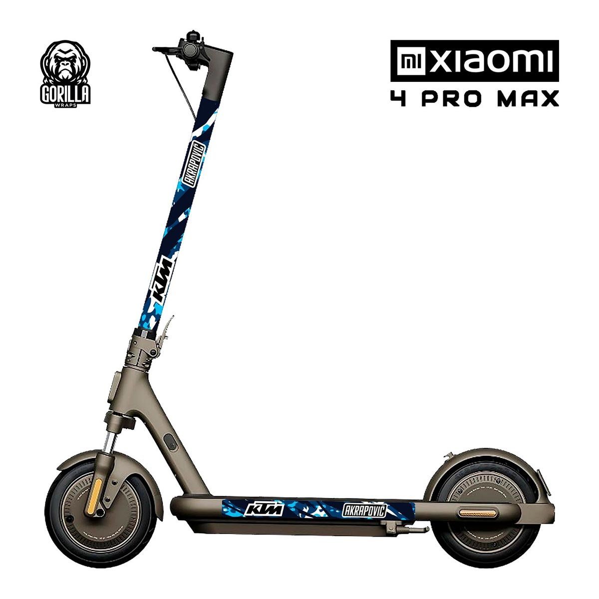 Vinilo KTM Blue para Xiaomi 4 PRO / 4 PRO MAX