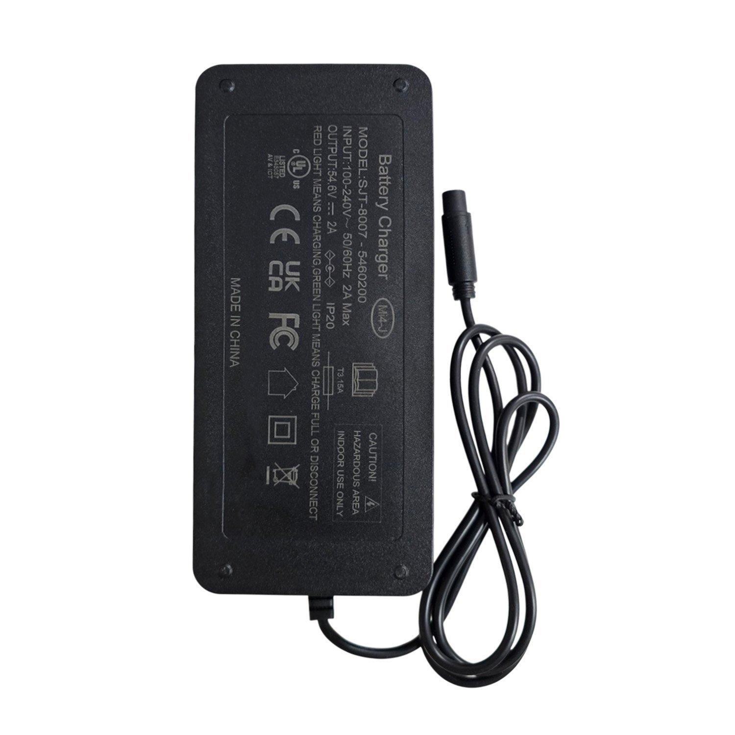 Cargador 54,6V 2A Smartgyro Crossover Dual Max 2 / Cecotec Bongo Y65 - Imagen 2