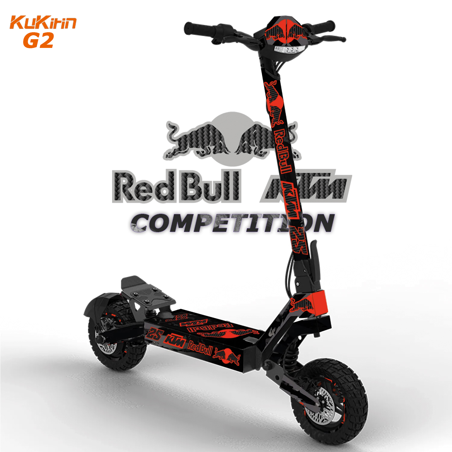 Vinilo Kukirin G2 2025 Competition 2.0 Rojo Fluor