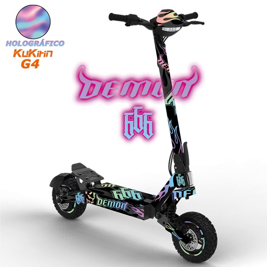 Vinilo Kukirin G4 DEMON Holográfico