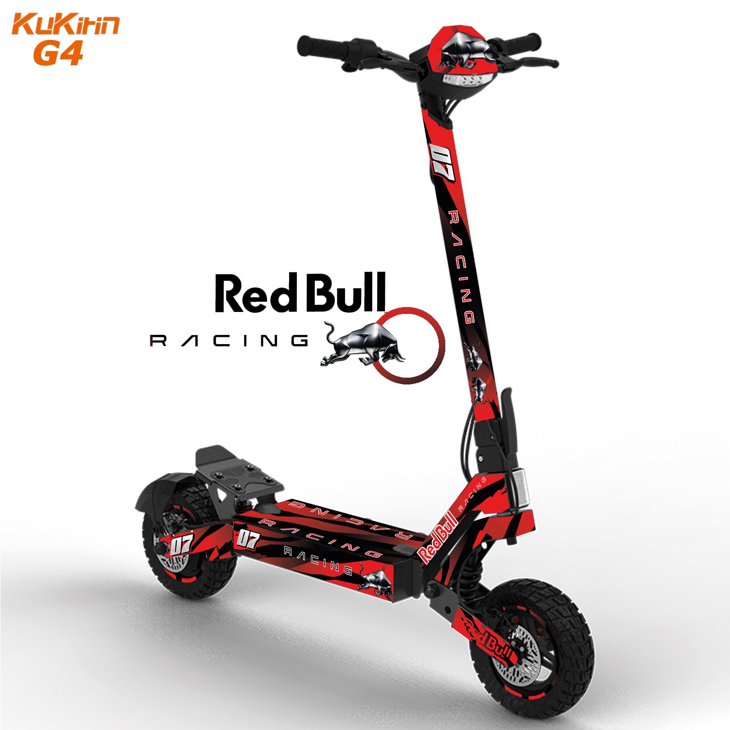 Vinilo Kukirin G4 REDBULL RACING Black/Red Edition