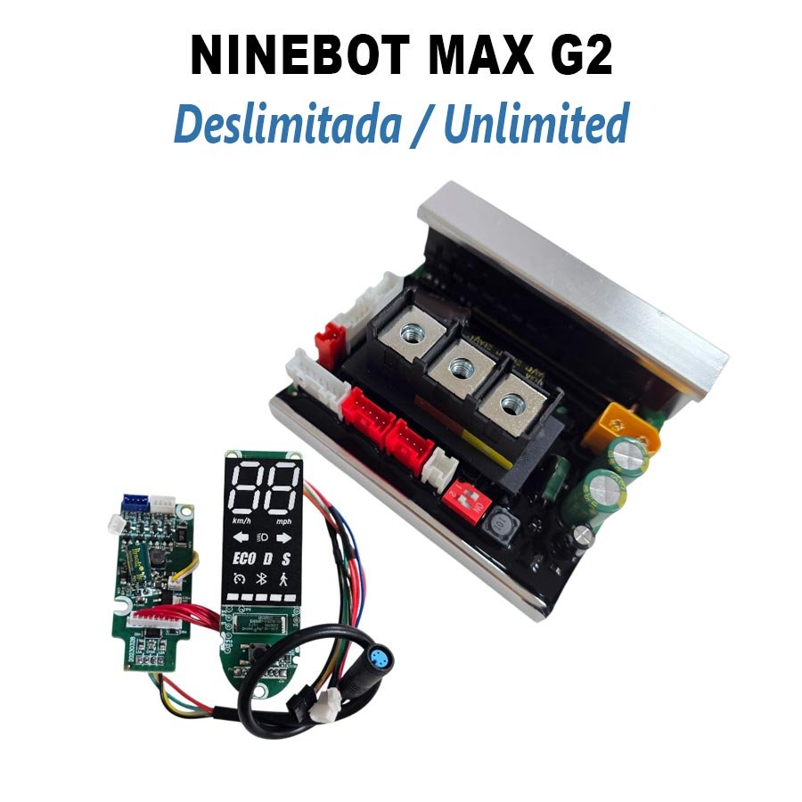 Pack controladora y display para Ninebot Max G2 (Deslimitado ±35km/h)