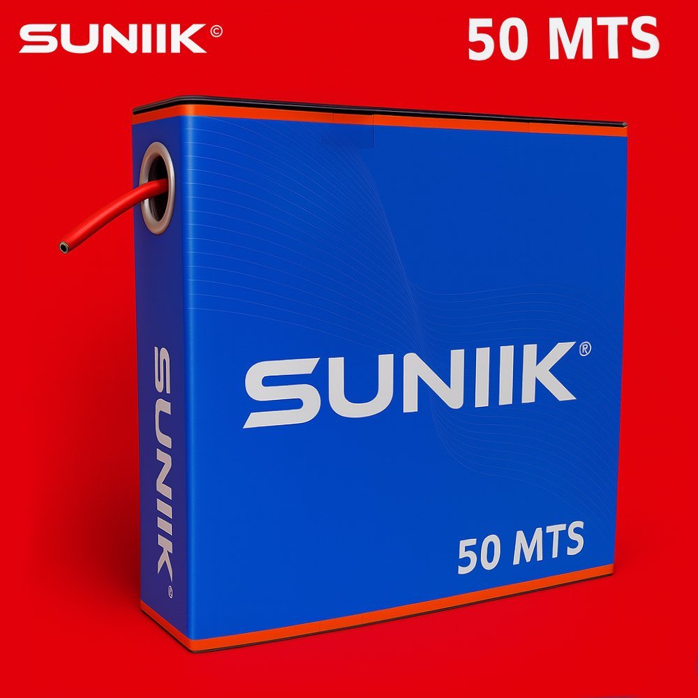 Funda de Cable Freno 50 Metros Rojo