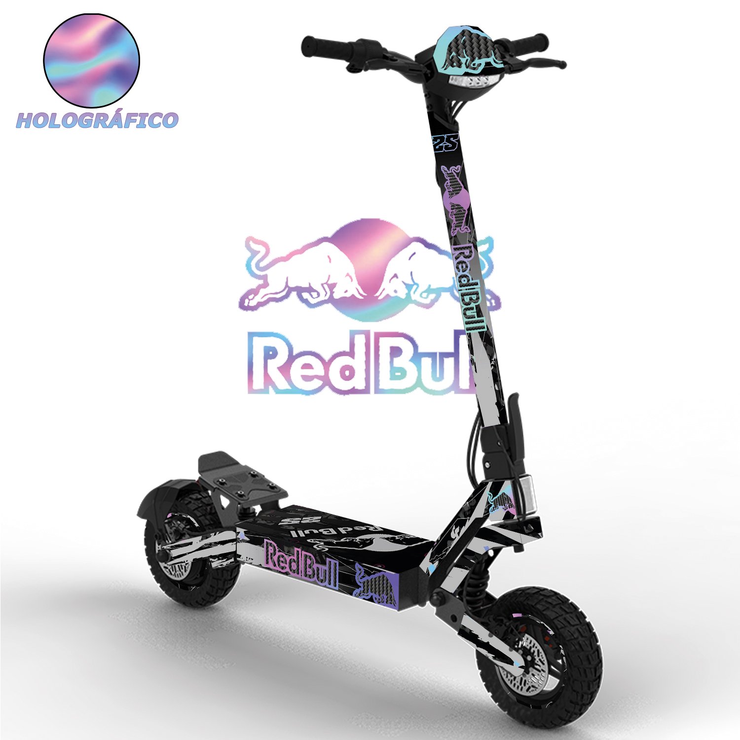 Vinilo Kukirin G2 2025 holografico REDBULL