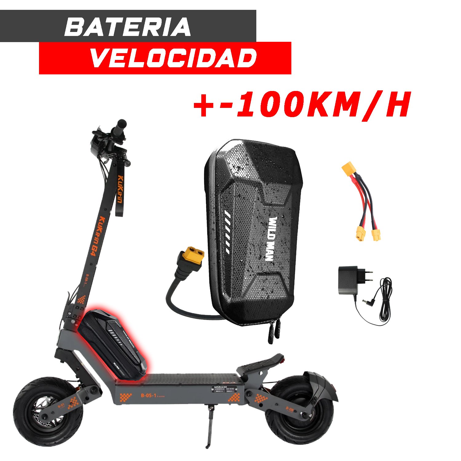 Batería de Velocidad Kukirin G4 100Km/h
