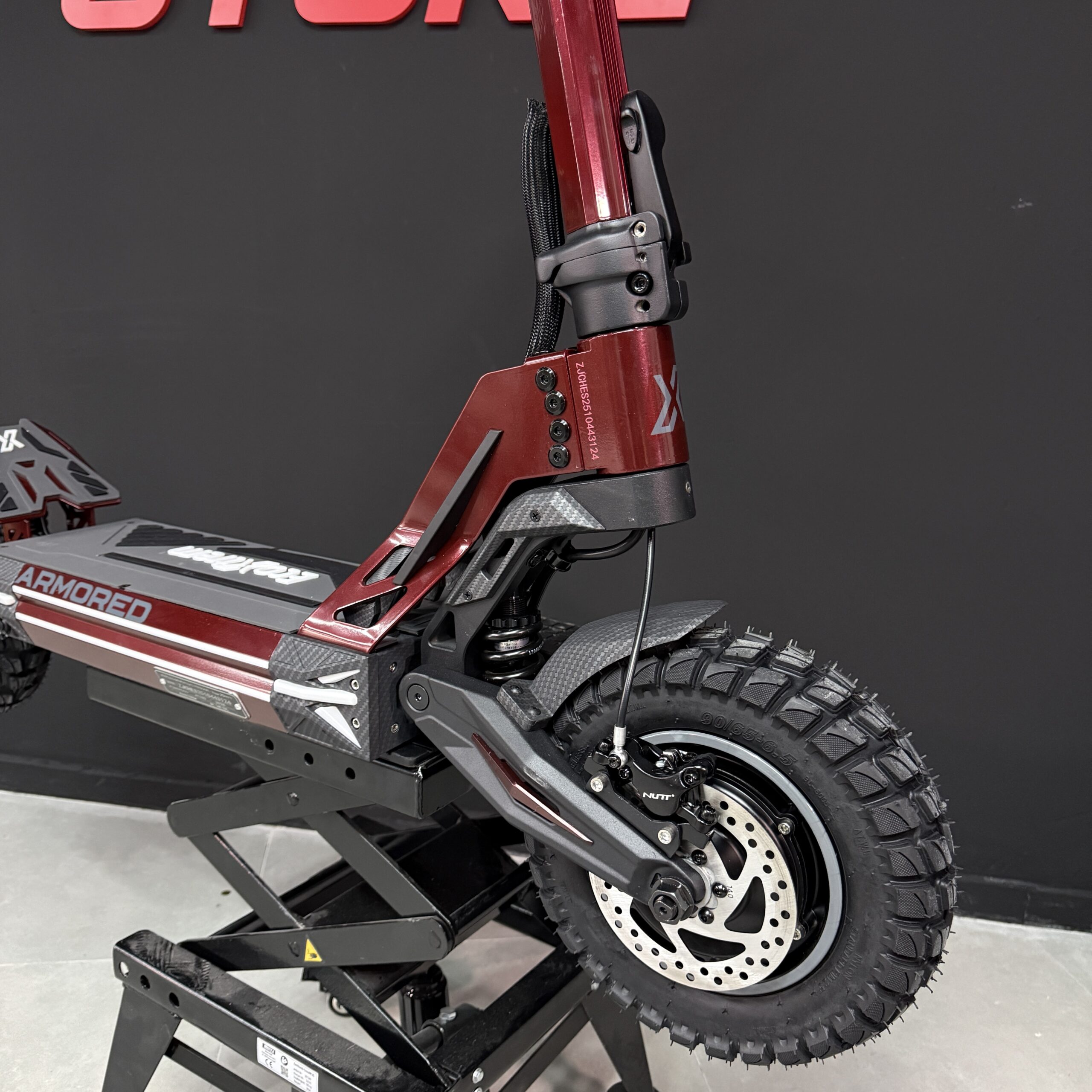 Patinete eléctrico Ecoxtrem M41 Armored DGT (Rojo) - Imagen 4