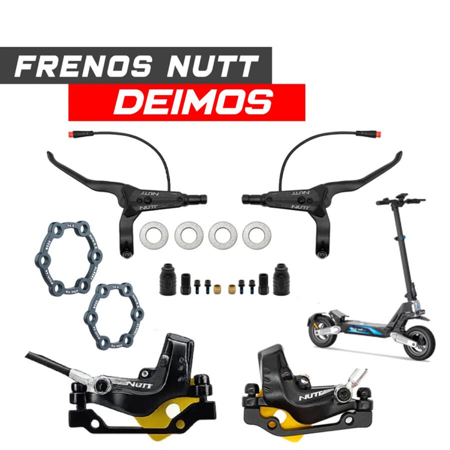 Kit frenos hidráulicos Nutt 4 pistones Ecoxtrem Deimos