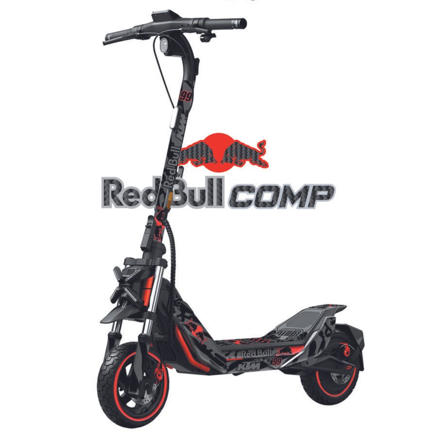 Vinilo Competition RED con base para Ninebot Segway ZT3 Pro