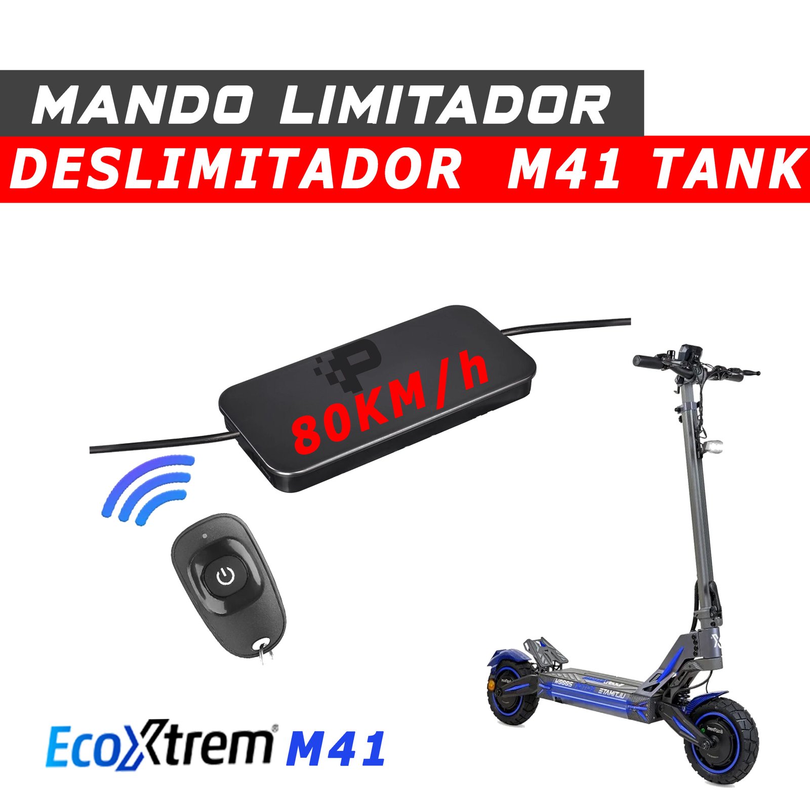 Mando Limitador / Deslimitador Ecoxtrem M41 Tank / Dual (Versión mejorada - Instalación oculta
