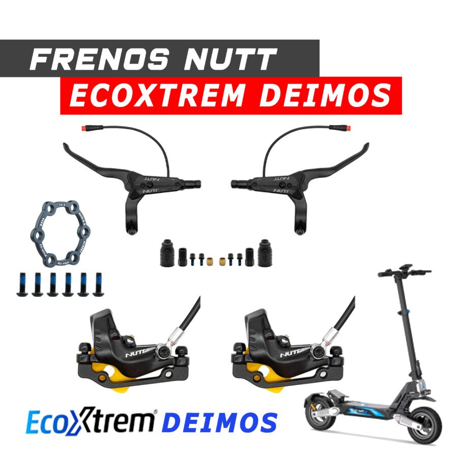 Kit frenos hidráulicos Nutt 4 pistones Ecoxtrem Deimos