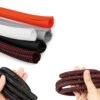 Cubre cable CJ RACING 1 metro - Rojo + Negro