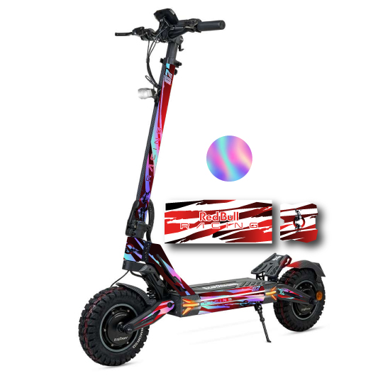 Vinilo Ecoxtrem M41 Tank  / Armored REDBULL white RACING HOLOGRAFICO