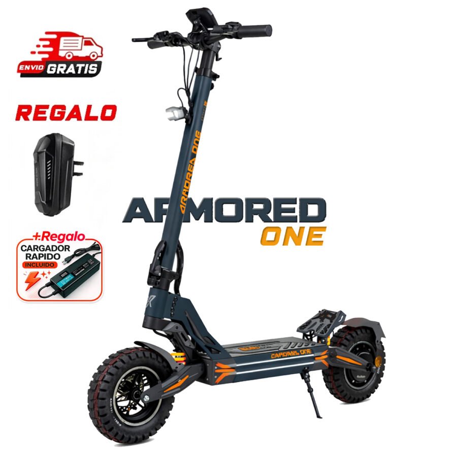Patinete Eléctrico Ecoxtrem Armored ONE DGT Azul