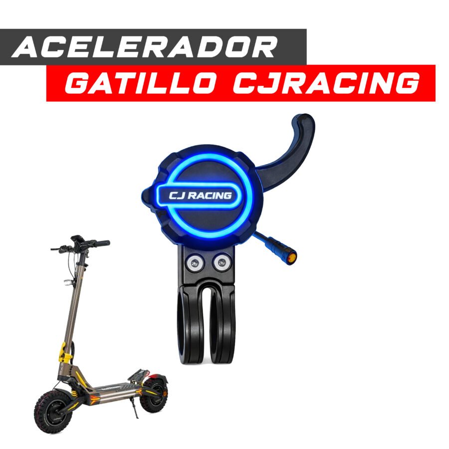 Acelerador de Gatillo Ecoxtrem M41 TANK Cj racing LED Azul