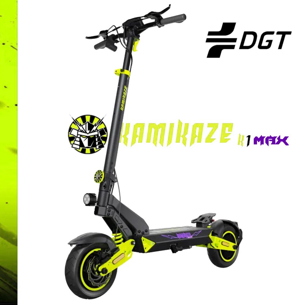 Patinete eléctrico KAMIKAZE K1 MAX Tokio Drift DGT