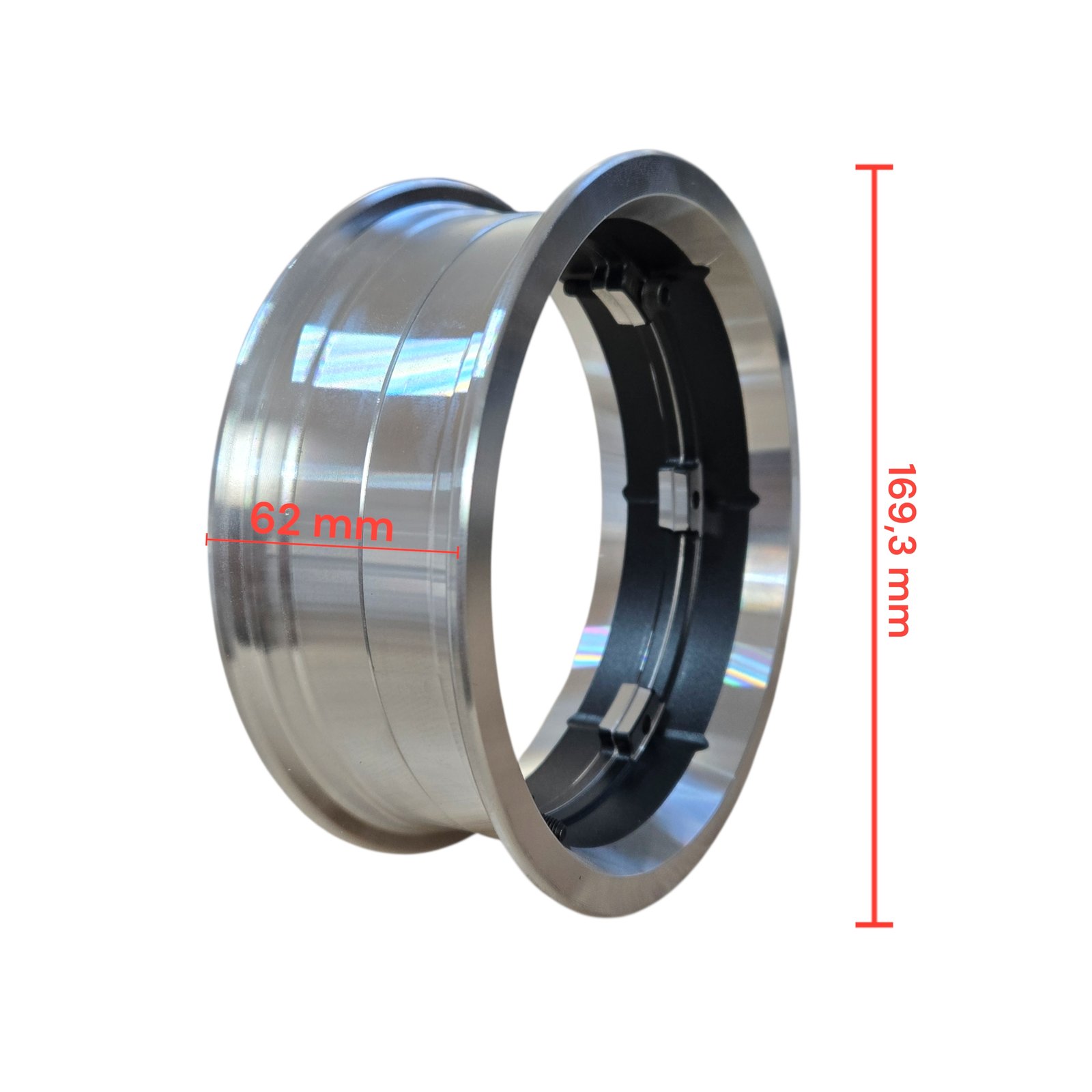 Llanta de motor de 6.1″ y bisel de 52mm para Dualtron Mini