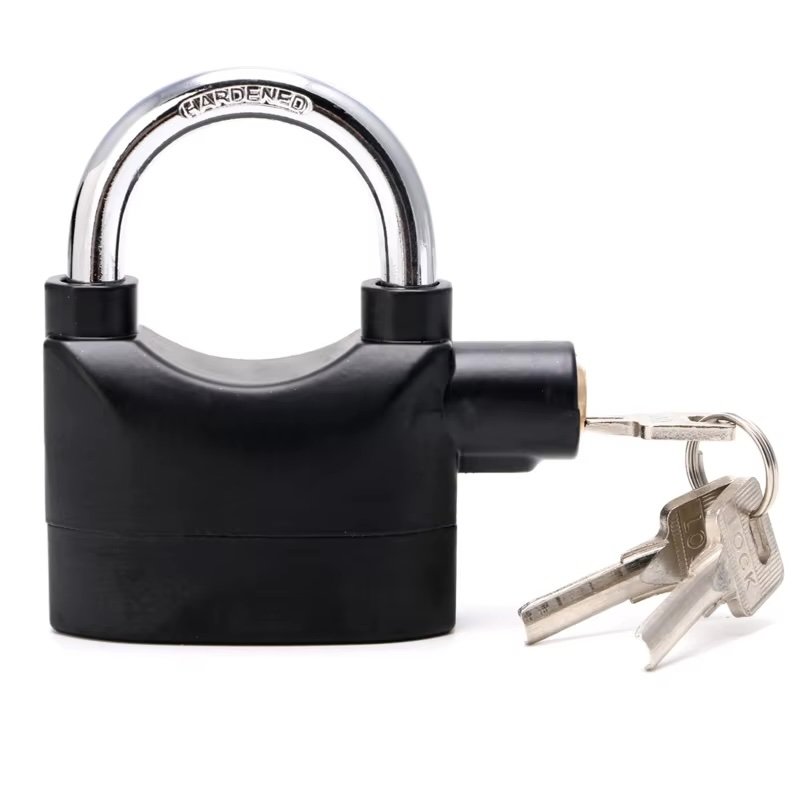 Candado de alarma para motocicleta, cerradura antirrobo bicicleta eléctrica, 110db