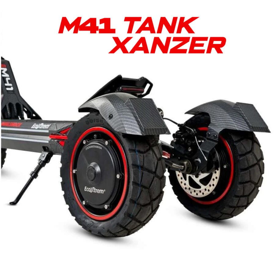 Patinete Eléctrico Ecoxtrem Tank M41 Dualshock Xanzer 3 Tres Ruedas