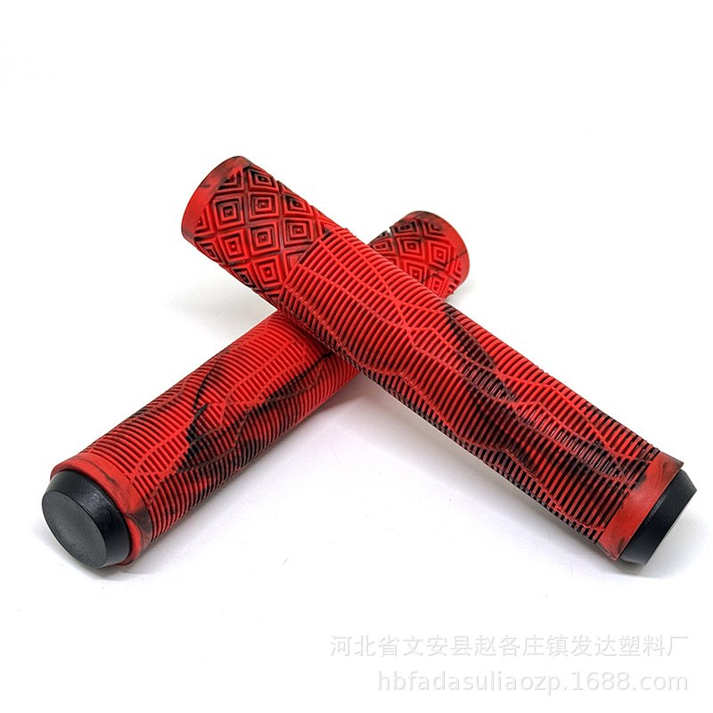 Puños patinete eléctrico CJ Racing - Rojo