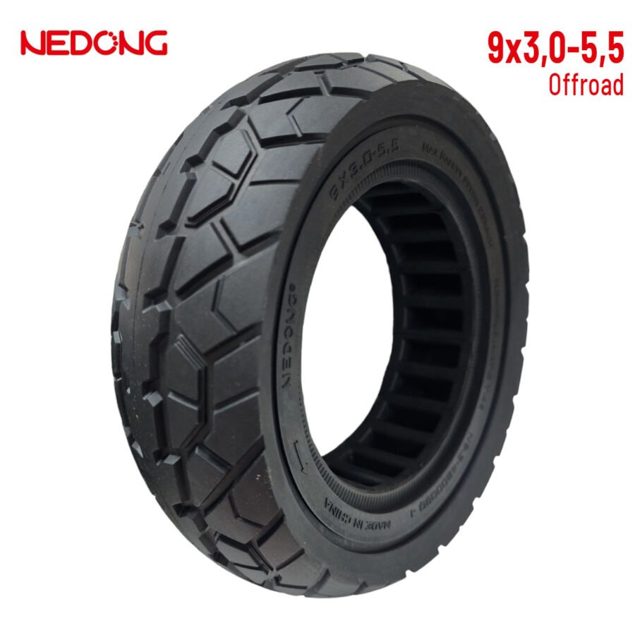 Rueda Maciza 9×3-5,5 Para Patinete Kukirin G2 Pro [Nedong]