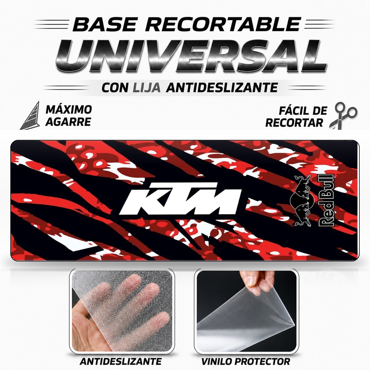 Base Recortable Universal para Patinete Eléctrico - KTM Rojo